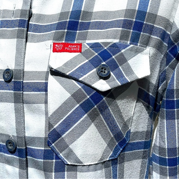 DIXXON Women’s ADAM’S POLISHES RINSER Plaid Flannel Shirt Limited Edition Size S - Picture 6 of 13